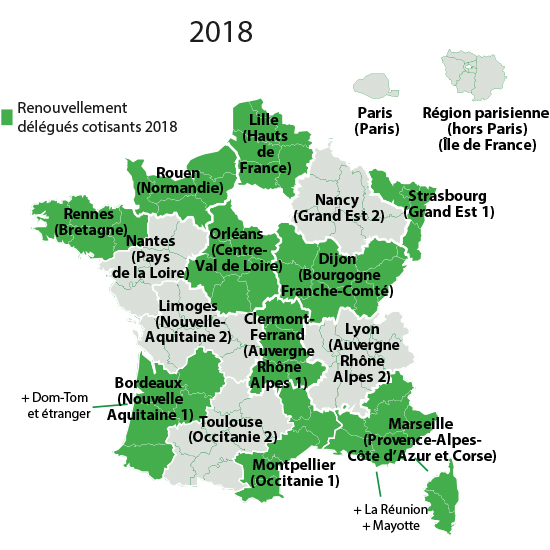 Carte france election 2018