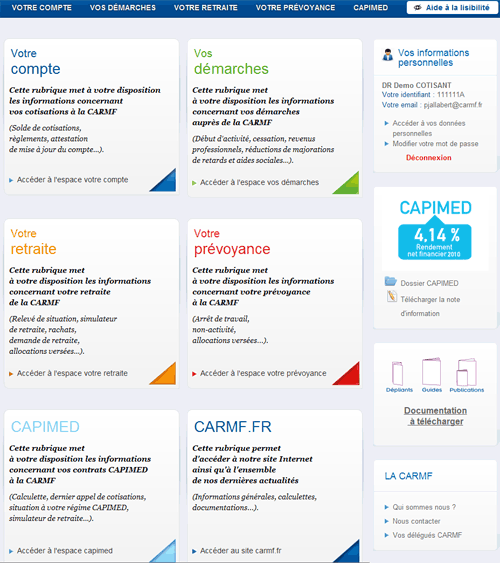 Accueil extranet
