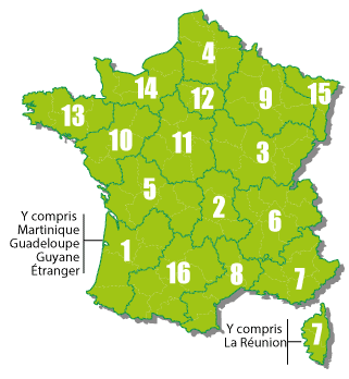 carte de france